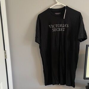 Victoria's Secret Black Nightgown/tee